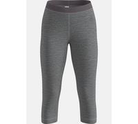 Odlo Sous-vêtement technique Mérinos 200 bas 3/4 pour femme, M, gris