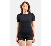 Odlo Sous-vêtement technique Mérinos Performance Wool 140 Seamless manches courtes pour femme, S, noir