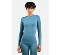 Odlo Performance Warm Long Sleeve Base Layer Bleu M Femme