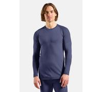 Odlo 112302 Seamless Performance Wool Long Sleeve Base Layer Bleu M Homme