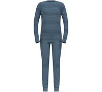 Odlo sous-vêtements Thermiques Actifs Chauds pour Enfants I Legging d'hiver et t-Shirt Thermique à Manches Longues pour Filles et garçons I Ensemble de sous-vêtements de Ski Chauds Ensemble de