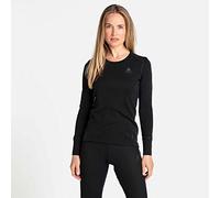 Odlo - Women's Baselayer Top Crew Neck L/S Merino 200 - Sous-vêtement mérinos - XL - black