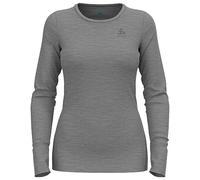 Odlo Sous-vêtements thermiques pour femmes Merino 200 I Sous-vêtements en laine mérinos pour femmes I T-shirt thermique à manches longues T-shirt thermique à manches longues et col rond I Femmes