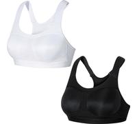 Odlo Sports Ultimate High Soutien-gorge de sport blanc noir taille 70-95 bonnet A-F, couleur:blanc, soutien-gorge - taille:75B