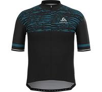 ODLO Stand-up Collar s/s Full Zip ZEROWEIGHT Black - Graphic SS21 XXL