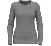 Odlo Suw Top Crew Neck L/S Natural 100% Merin sous-vêtement Fonctionnel à Manches Longues Femme L