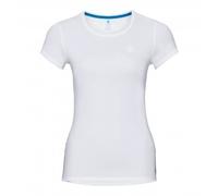 Odlo Suw Top Crew Neck S-S Active F-Dry Light, Tee-shirt, XS, Manche courte, Encolure torsadée, Athlétique, Blanc