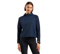 Odlo Sweat à Capuche Multisport Cubic pour Femme - Couche intermédiaire avec Capuche - Manches Longues - T-Shirt de randonnée