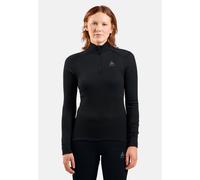 Odlo T-Shirt À Col Montant Zippé Active Warm Pour Femme, M, Black