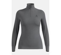 Odlo T-Shirt À Col Montant Zippé Active Warm Pour Femme, M, Gris