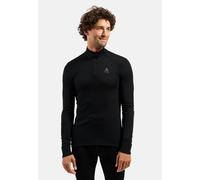 Odlo T-Shirt À Col Montant Zippé Active Warm Pour Homme, 3xl, Black