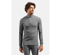 Odlo T-Shirt À Col Montant Zippé Active Warm Pour Homme, S, Gris