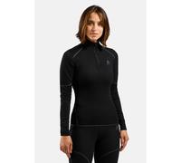 ODLO T-shirt Ml 1/2 Zip X-warm W - Femme - Noir - taille XL- modèle 2026