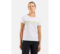 Odlo T-shirt à imprimé crête F-Dry pour femme, S, blanc