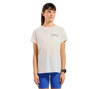 Odlo T-shirt de running Essential Print pour femme - Training, Running - beige, M