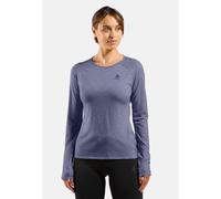 Odlo T-shirt à manches longues de trail running X-Alp Performance Wool 115 pour femme, L, violet