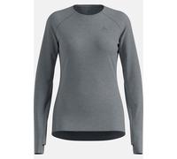 Odlo T-shirt à manches longues de trail running X-Alp Performance Wool 115 pour femme, XS, gris
