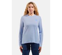 Odlo T-shirt à manches longues en laine mérinos 160 Ascent Matterhorn pour femme, M, blau