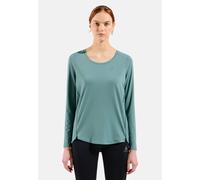 Odlo T-shirt à manches longues Zeroweight Chill-Tec pour femme, L, vert