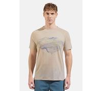 Odlo T-shirt Ascent 130 Topography pour homme - Randonnée - beige, S