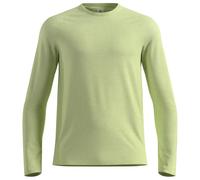 Odlo - T-Shirt Crew Neck L/S Essential Seamless - T-shirt technique - L - shadow lime melange