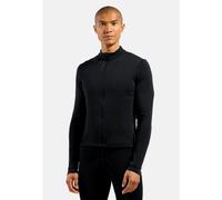 Odlo T-shirt de cyclisme manches longues 150 zippé pour homme, M, noir