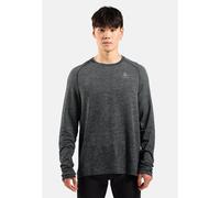 Odlo – T-shirt sans coutures respirant Essentials Crew Neck LS Homme Gris mélangé Taille L