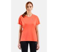 Odlo Essential Print Short Sleeve T-shirt Orange XS Femme