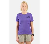 Odlo Essential Imprime Short Sleeve T-shirt Violet XL Femme