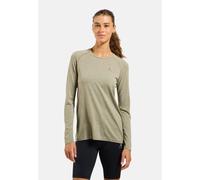 Odlo T-shirt de running sans coutures à manches longues Essentials pour femme, XS, green