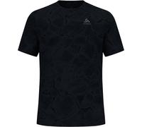 Odlo - T-shirt de trail/running - Zeroweight Engineered Chill-Tec Tee Crew Neck S/S M Black pour Homme - Taille M - Noir Noir M