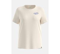 Odlo T-shirt en coton mélangé Ascent avec imprimé There’s More Out There pour femme, M, beige