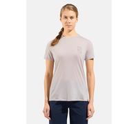 Odlo T-shirt en laine mérinos 160 à motif arbre Ascent pour femme, XL, beige