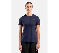Odlo T-shirt en laine mérinos 160 à motif nuage Ascent pour femme, XL, blue