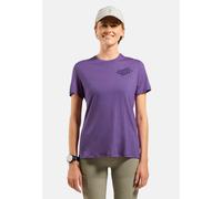 Odlo T-shirt en laine mérinos 160 Ascent TMOT pour femme, XL, violet