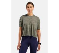 Odlo T-shirt imprimé en fibres responsables Active 365 pour femme, L, vert
