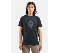 Odlo T-shirt imprimé en laine mérinos mélangée 130 pour homme, S, noir