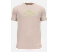 Odlo T-shirt imprimé Ride 365 Performance Wool 130 pour homme, XL, beige