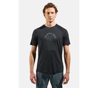 Odlo T-shirt imprimé Ride 365 Performance Wool 130 pour homme, XL, noir
