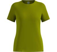 Odlo - T-shirt léger et respirant - Cubic Light Tee W Guacamole pour Femme - Taille M - Kaki Kaki M