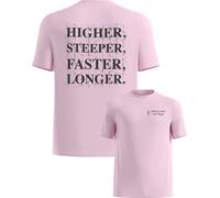 Odlo - T-shirt léger et respirant - Essential Print Tee M Hyper Pink pour Homme - Taille L - Rose Rose L