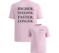 Odlo - T-shirt léger et respirant - Essential Print Tee M Hyper Pink pour Homme - Taille S - Rose Rose S