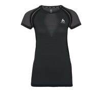 Odlo T-Shirt Manches Courtes Ceramicool Pro Femme Noir - Tee-shirts de running femmes S