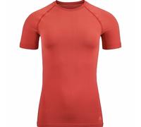 Odlo T-Shirt Manches Courtes Performance Light E Femme Rouge - Base-layers de running femmes L