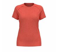 Odlo T-Shirt Manches Courtes X-Alp Pw 115 Femme Rouge - Tee-shirts de running femmes L