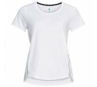 Odlo T-Shirt Manches Courtes Zeroweight Chill-Tech Femme Blanc - Tee-shirts de running femmes XS
