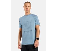 Odlo T-shirt Merino Tencel Hyper Map pour homme - Randonnée, Casual Comfort - blau, XL