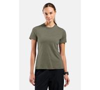 Odlo T-shirt Merino Tencel Plain Tee pour femme - Randonnée, Casual Comfort - vert, L