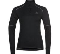 Maillot manches longues 1 2 zip odlo active x warm eco noir femme