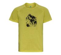 Odlo T-Shirt Short Sleeve Crew Neck Halden Print Homme - Hauts légers manches courtes outdoor hommes S